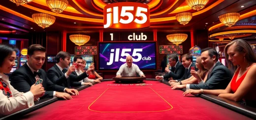 Experience thrilling gameplay at jl55 club with exciting table games and vibrant casino elements.