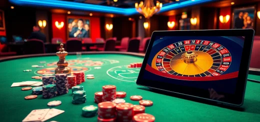 Experience top gaming with winvn.wiki's vibrant casino atmosphere featuring cards and roulette.