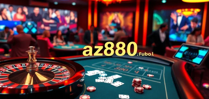 Experience exhilarating gaming at az888.fubol with vibrant casino tables and immersive betting action.